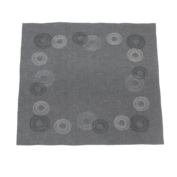 FRANK FLECHTWAREN | Tischdecke Kringel, POLYESTER, 85 x 85 cm
