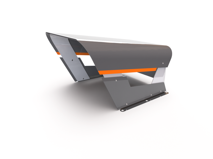 Graue und weisse Überdachung für den Aussenbereich