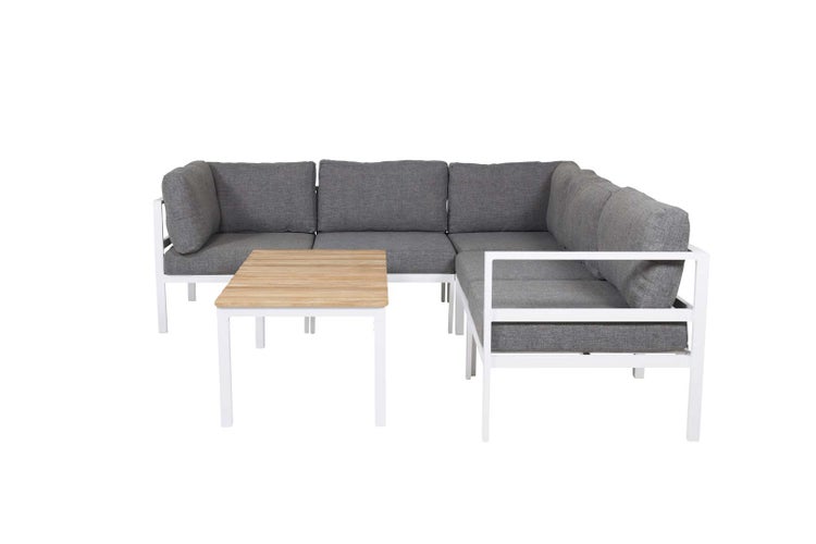 Copacabana Lounge-Set 2 Teile weiß. 60 X 110 X 45 cm