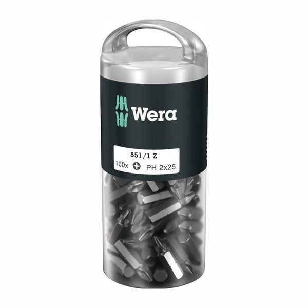 Wera Bitgroßpackung (100 Stk.) 851/1 Z PH 2 Länge 25 mm - 5072441001