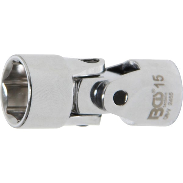 BGS Kardangelenk-Einsatz Sechskant Antrieb Innenvierkant 10 mm (3/8) SW 15 mm - 2455