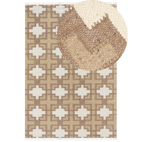 Teppich KONURTAY 200 x 300 cm Jute Beige