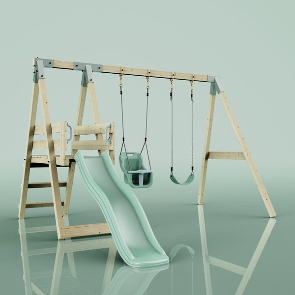 Runder, schwenkbarer LED-Aufbaustrahler in Weiß.