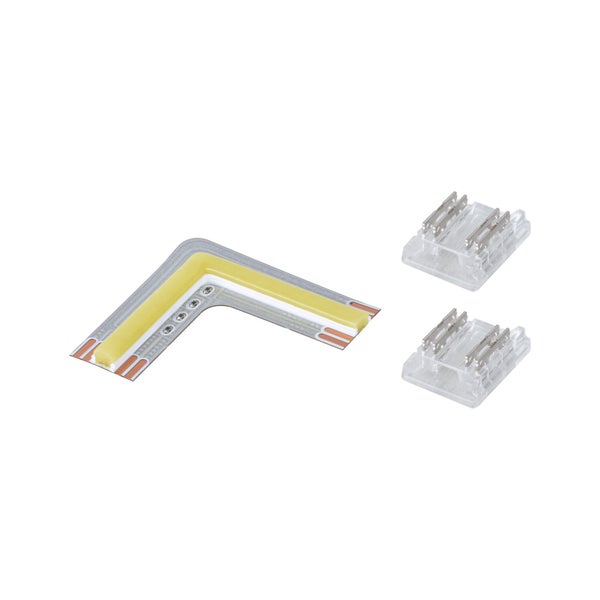LED-Verbinder im Winkel mit zwei Steckverbindern