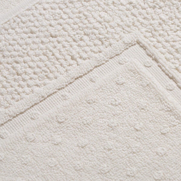 90 x 60 cm rutschfester Badteppich aus Baumwolle | Teddy