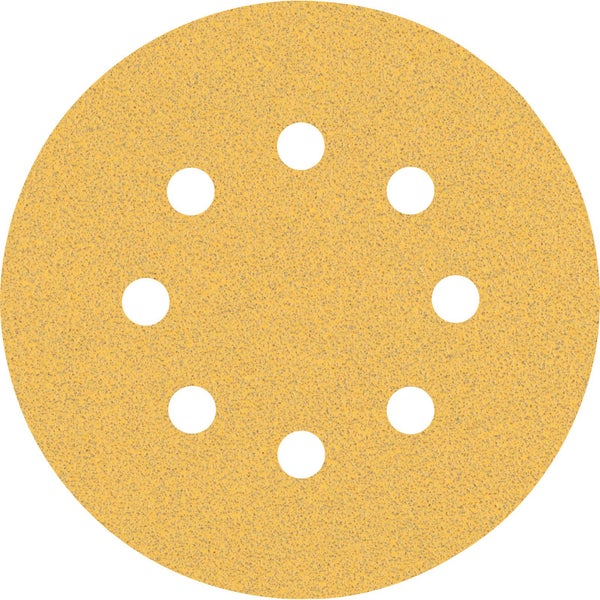 Bosch Exzenterschleifer beim Schleifen einer Oberfläche