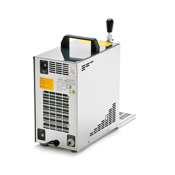 Komplett Set - Zapfanlage, Bierzapfanlage, Bierkoffer, Durchlaufkühler PYGMY 25 1-leitig Trockenkühler, 35 Liter/h, 5 Liter Adapter