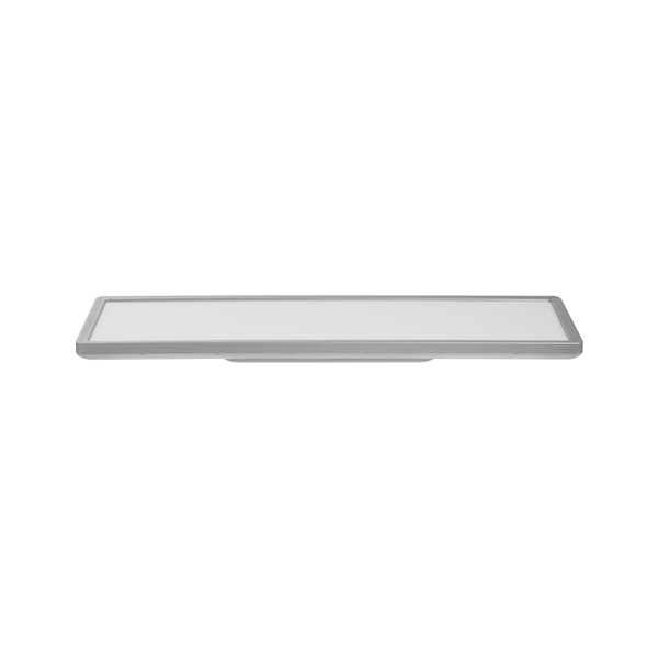 Rechteckiges LED Aufbaupanel in flacher Bauweise zur Deckenmontage