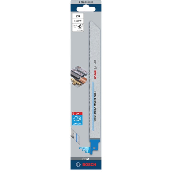 Bosch Säbelsägeblatt für Metalldemolition, 2er-Pack