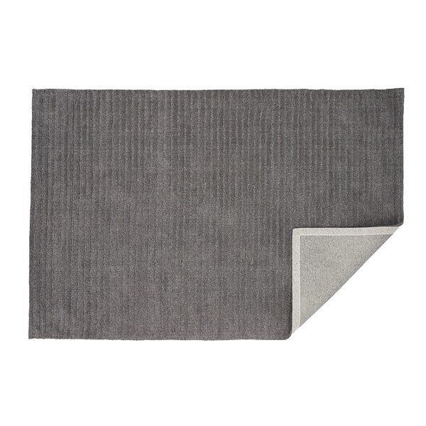 Milton Teppich 300x202cm dunkel grau. 202 X 300 X 2 cm