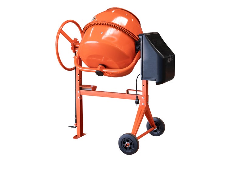 Betonmischer auf Rädern