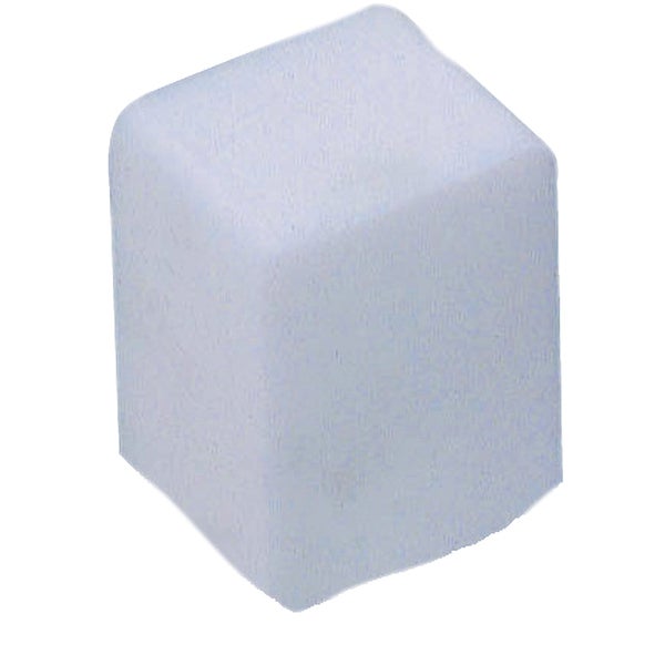Schmutzradierer Reinigungsschwamm aus Melaminharzschaum in Würfelform.