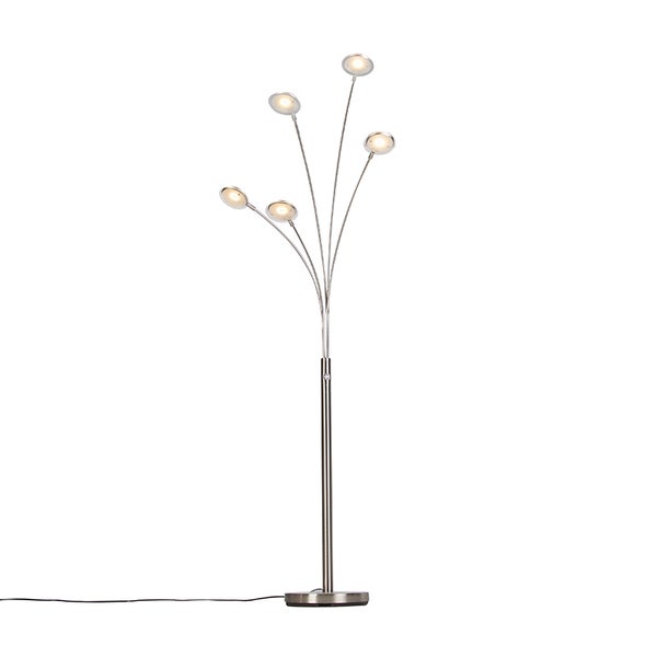 Stehlampe mit fünf Leuchten