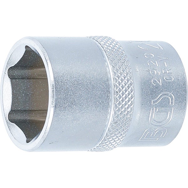 BGS Steckschlüssel-Einsatz Sechskant Antrieb Innenvierkant 12,5 mm (1/2) SW 20 mm - 2920