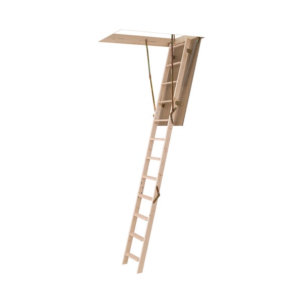 Platzsparende Holztreppe mit Kasten LOFT2