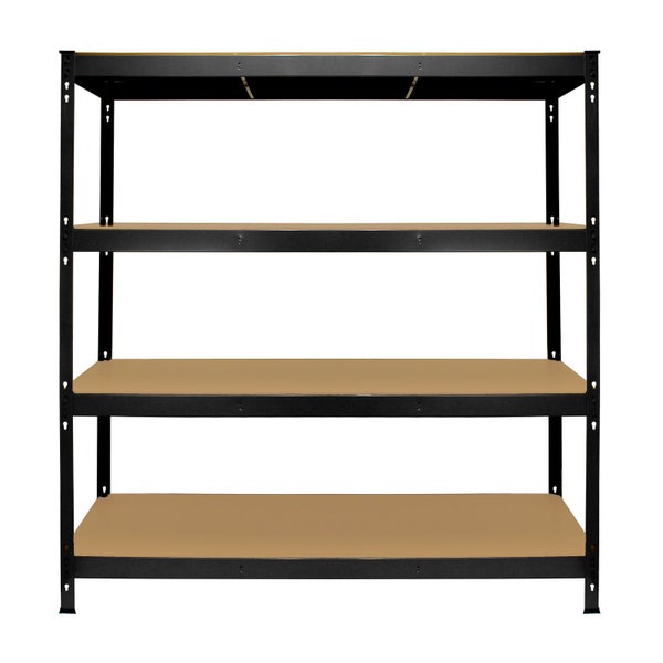 Monster Racking Schwerlastregal Lagerregal 160cm x 160cm x 60cm - Schwarz