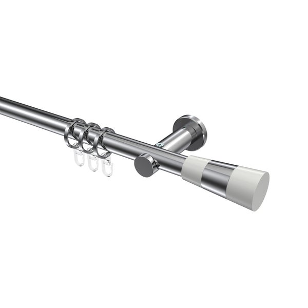 Gardinenstange mit Ringen und Halterung