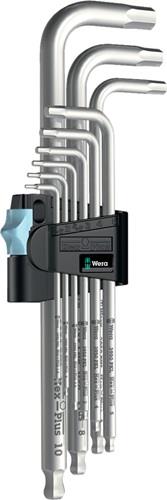 Wera 3950/9 Hex-Plus Stainless 1 Winkelschlüsselsatz metrisch Edelstahl 9tlg. - 022720