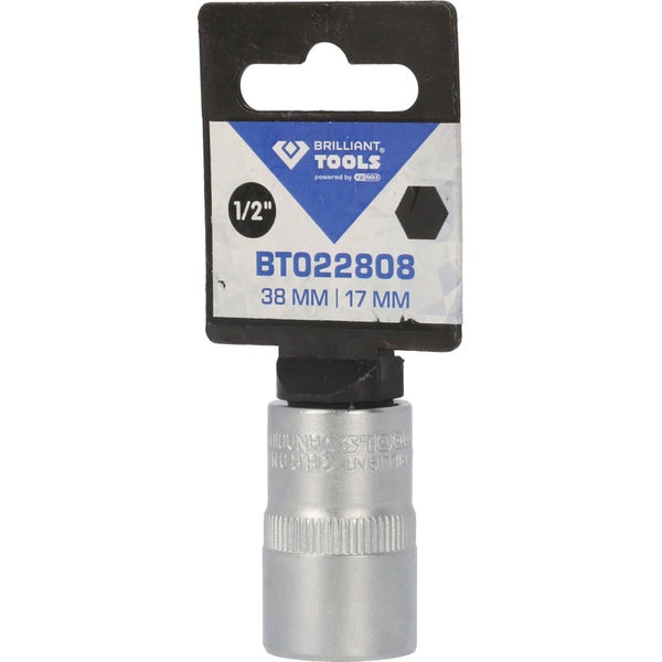 BRILLIANT TOOLS 1/2 Sechskant-Stecknuss 17 mm - BT022808