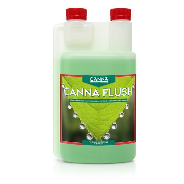 CANNA Flush Pflanzennährlösung in Dosierflasche für den Garten