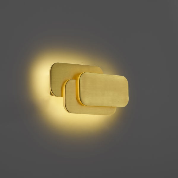 Wandleuchte mit rechteckigen Elementen