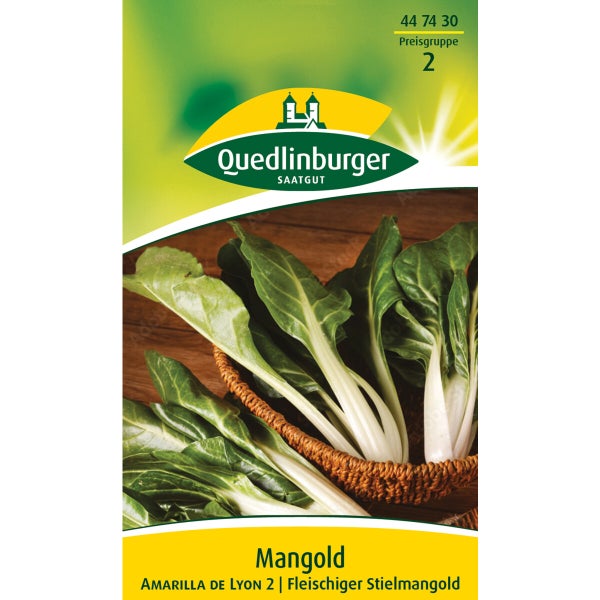 Mangold Amarilla de Lyon Samen von Quedlinburger SAATGUT
