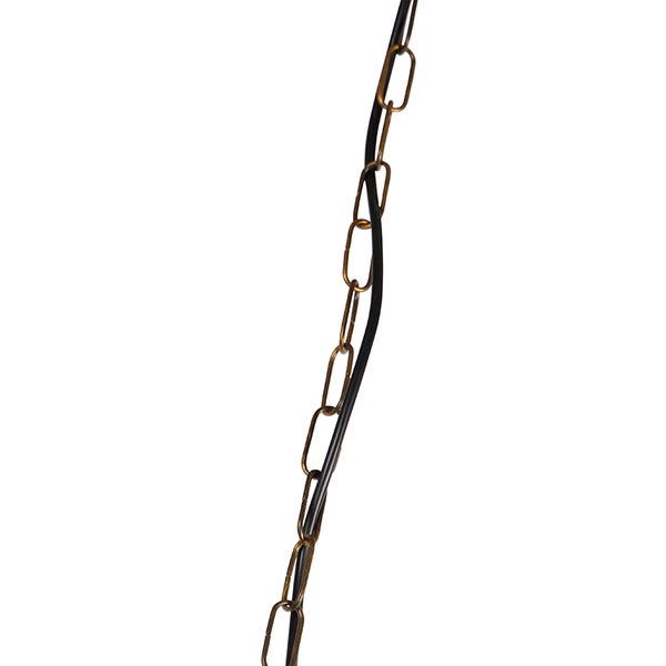 Metallkette mit Stromkabel