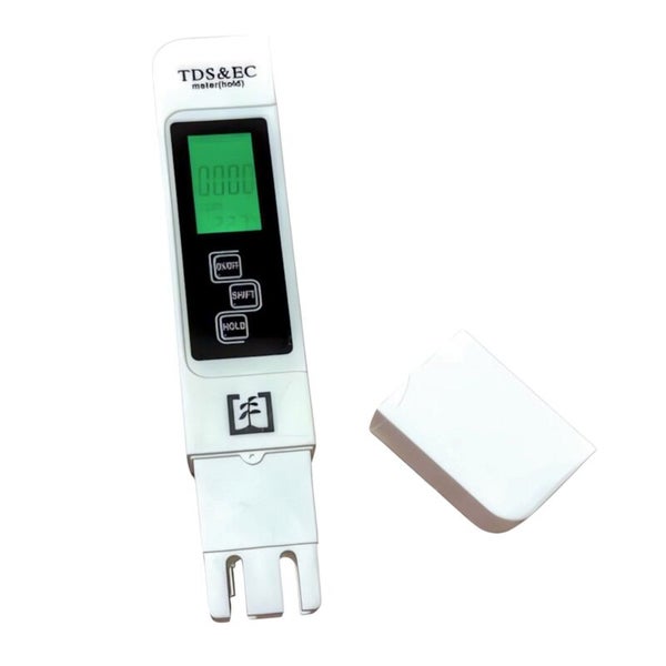 VGH Digitales EC-Messgerät – Präzise Wasserleitfähigkeit für Garten & Hobby | 0,1 EC Auflösung, robustes Design, einfach zu bedienen