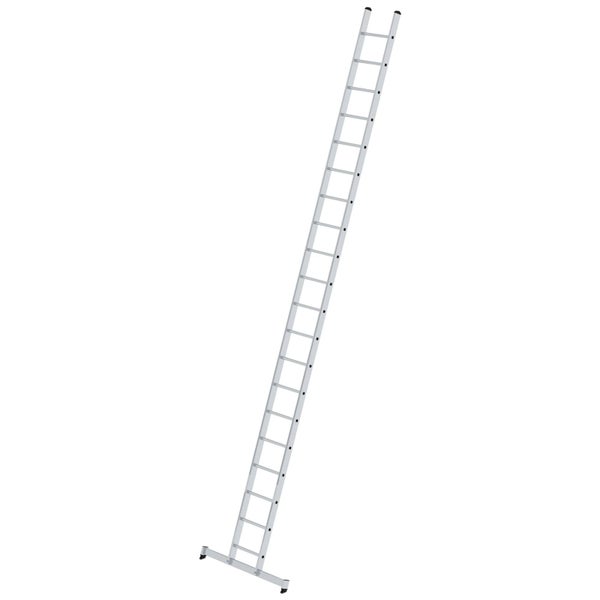 Anlegeleiter aus Aluminium mit Traverse für sicheren Stand