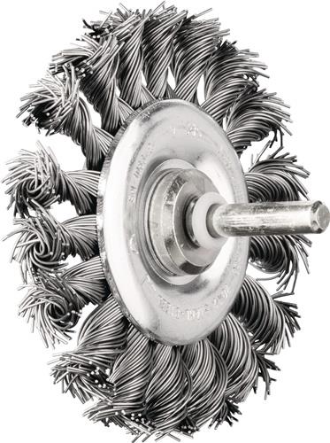 Drahtbürste für Bohrmaschinen zur Oberflächenbearbeitung