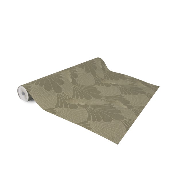 Tapetenrolle mit Blattmuster