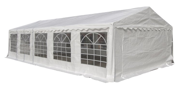 Jones Pavillon, Partyzelt 5x10 M, weiss.