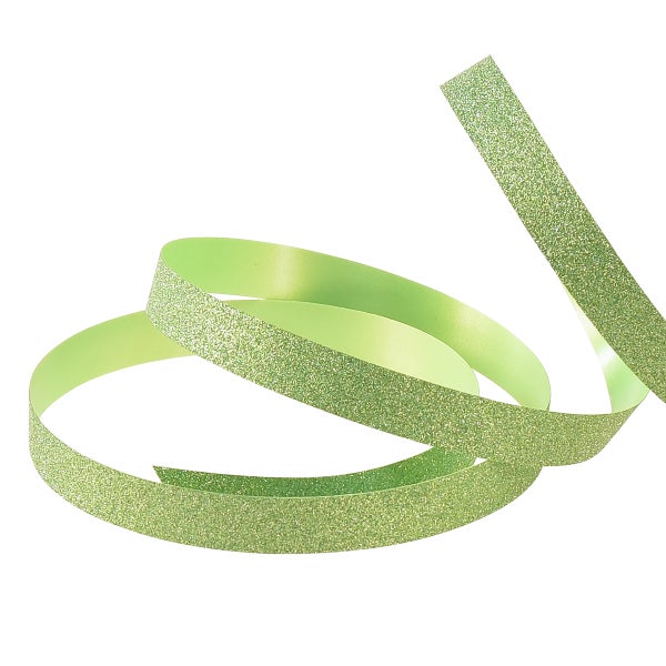 Dekoratives Geschenkband mit Glitzer