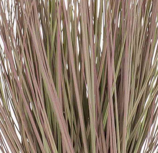 Nahaufnahme der grünen Blätter eines künstlichen Farns