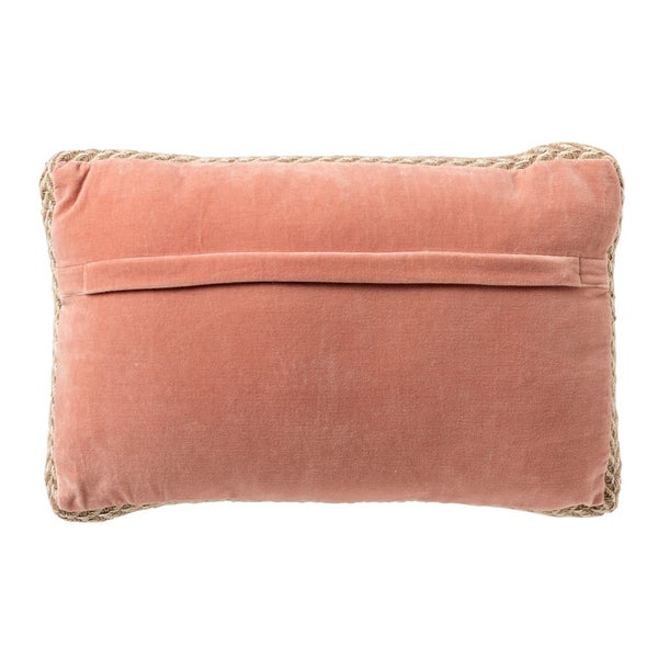 Manoe Kissenbezug - Unifarben 30x50 cm, Rosa