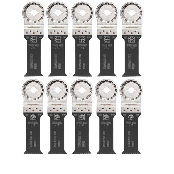 Zehn Oszillationssägeblätter für Holz