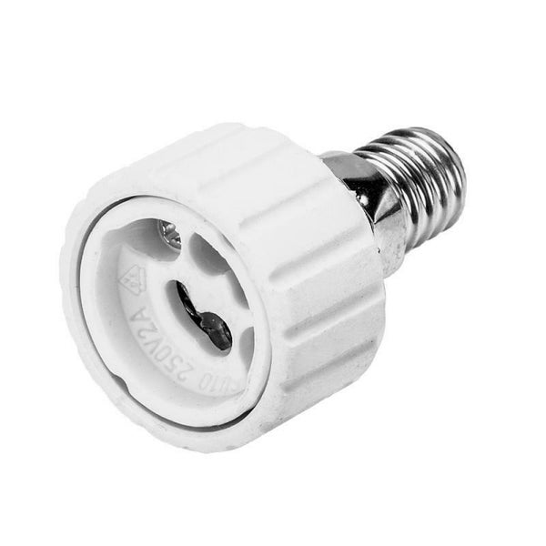 Lampenfassung Adapter E27 auf GU10 zur Verwendung von GU10 Leuchtmitteln in E27 Fassungen