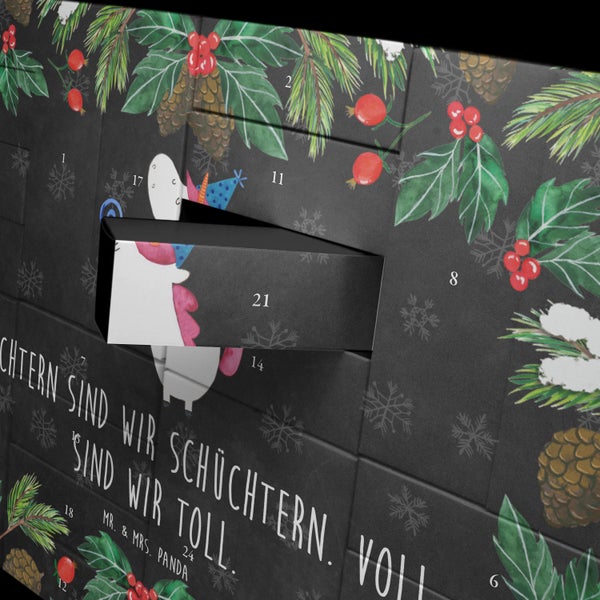 Mr. & Mrs. Panda Befüllbarer Adventskalender Einhorn Party - Schwarz