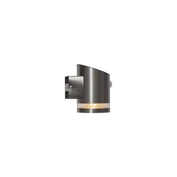 Außenwandleuchte aus Metall mit Bewegungsmelder