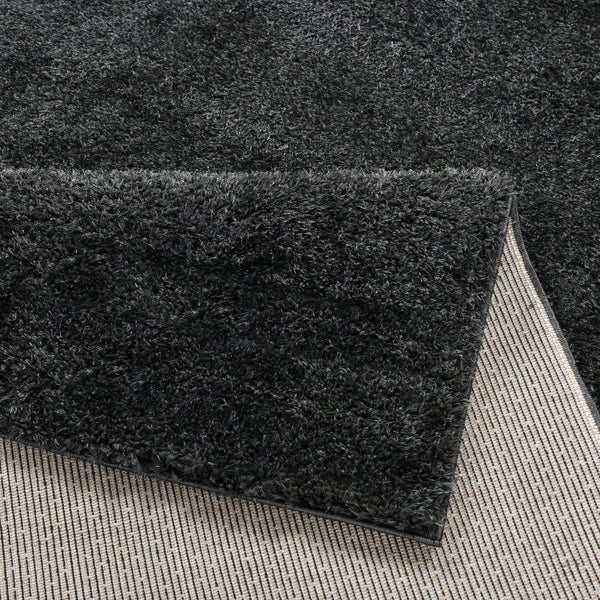 Home Deluxe Hochflorteppich SOFI - Anthrazit,  180 x 120 cm