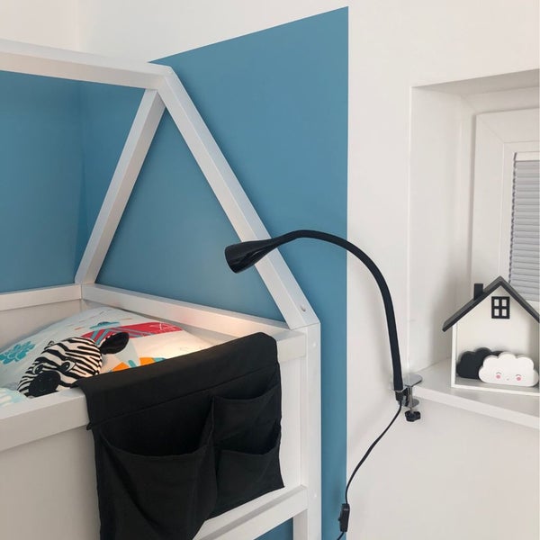 Klemmlampe - 4,8W, 400lm, LED, mit Stecker, dimmbar, warmweiß, schwarz