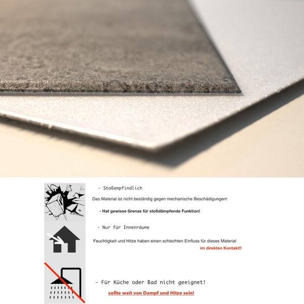 Betonoptik Imitat Paneelen aus Polystyrol XPS Styropor Deckenpaneelen Wandpaneelen 3mm dick - 100x50cm 0,5m² 4414XL