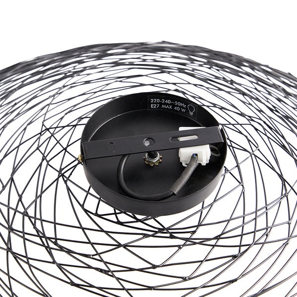 Deckenleuchte aus Metalldrahtgeflecht