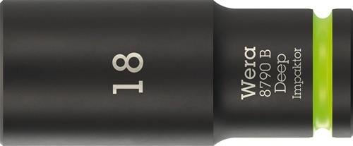 Wera 8790 B Deep Impaktor Steckschlüssel Größe 18