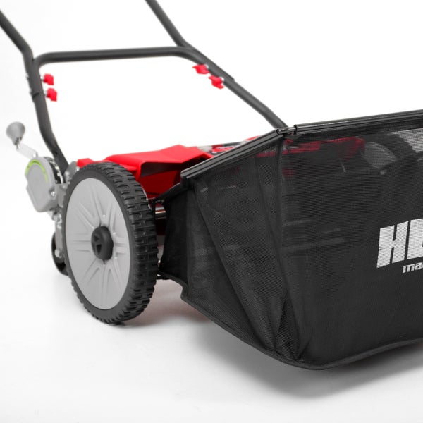 Spindelmäher mit Fangkorb