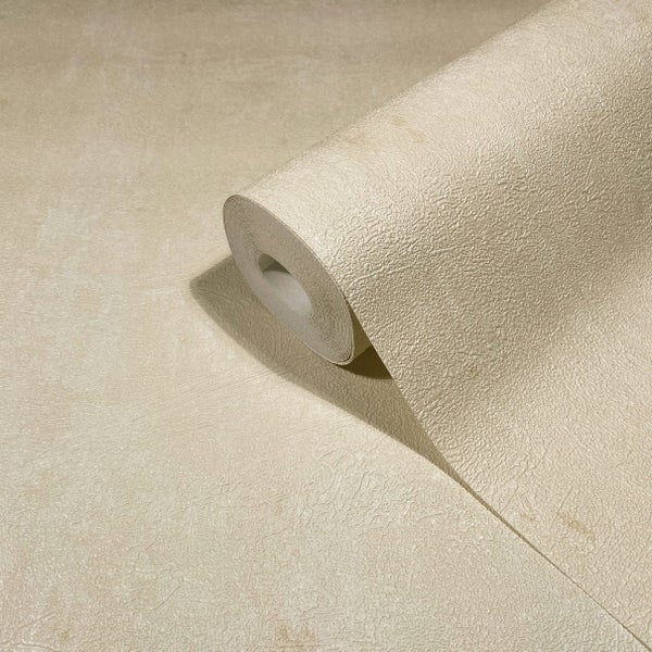 Tapete Beige Struktur Modern für Wohnzimmer Schlafzimmer Lounge MADE IN GERMANY 10,05 x 0,53m
