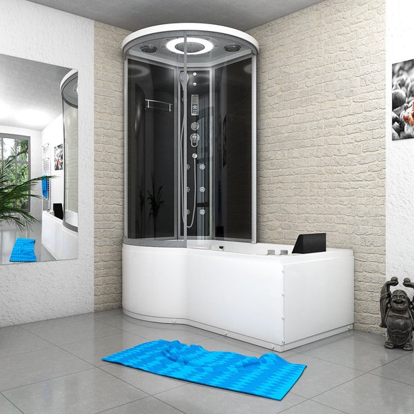Whirlpool Wanne Duschkabine sw K55-R31-WP-EC 100x1
