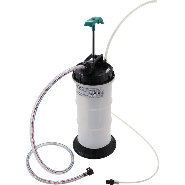 Ölabsauggerät mit Pumpe und Schläuchen