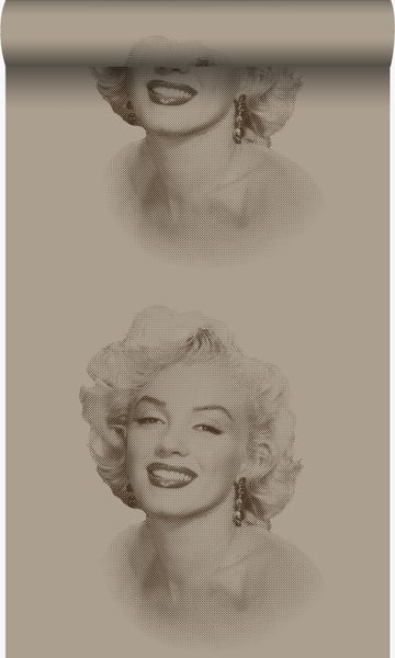 Origin Wallcoverings Tapete Marilyn Monroe Bronze - 53 cm x 10,05 m - 326351