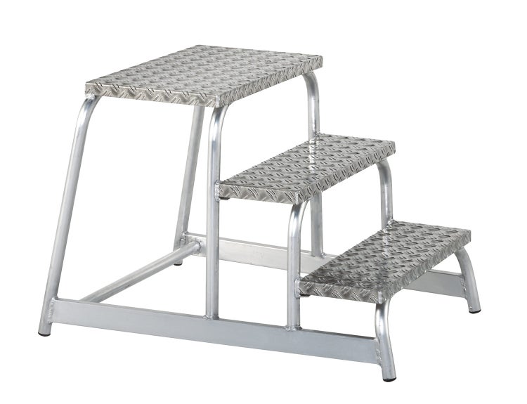 Aluminium Arbeitsbühne mit drei Stufen für den Innen- und Außenbereich